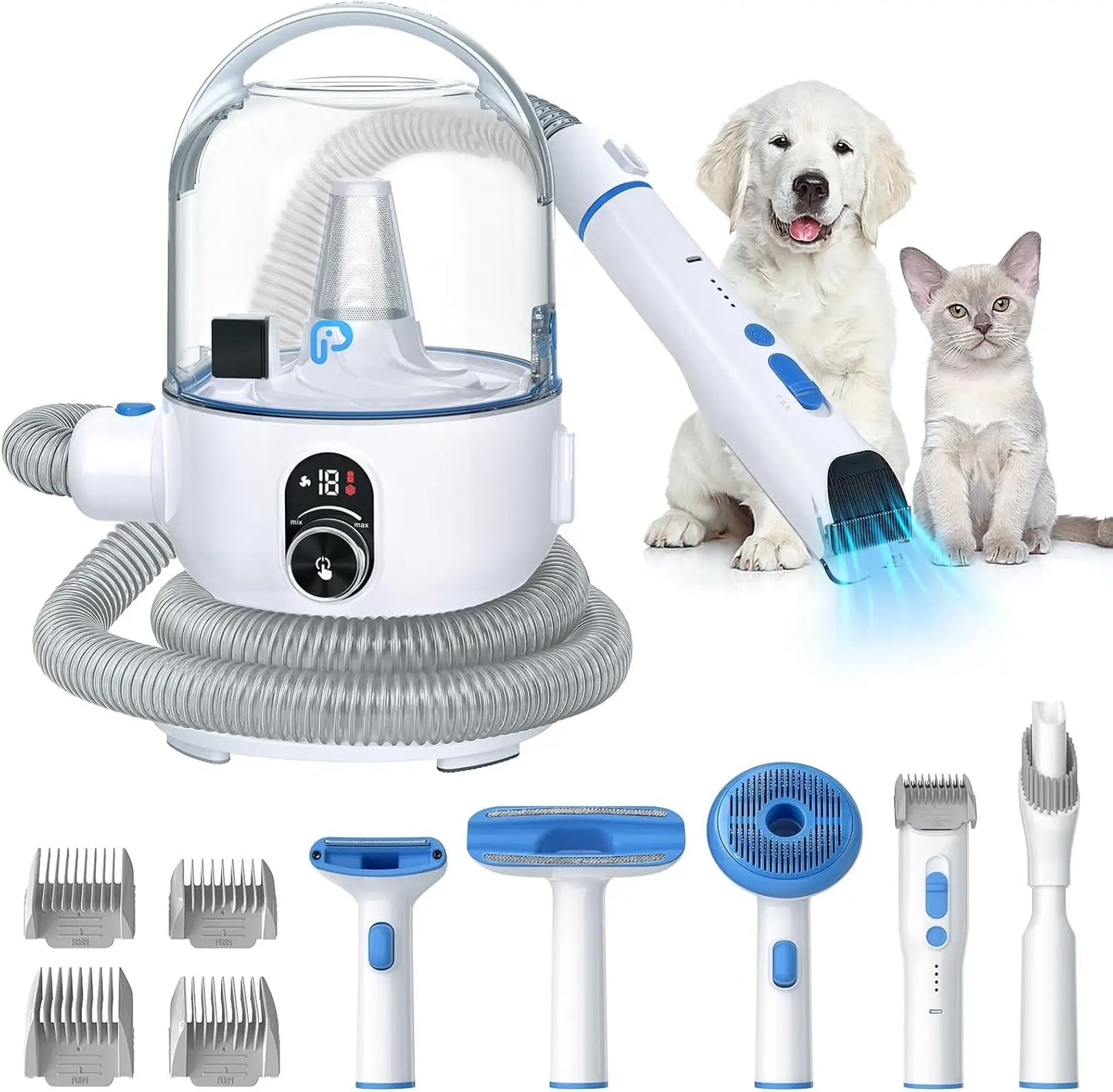 Pet Grooming Vacuum Kit
