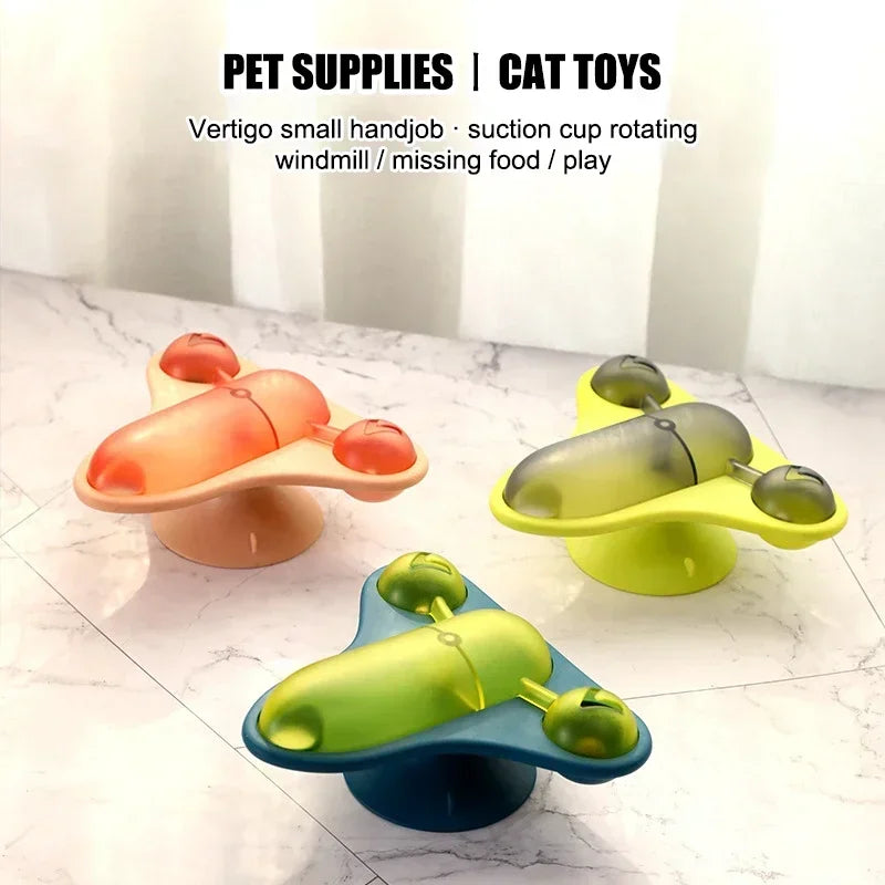 Rotating Flying Plane Cat Teaser Toy