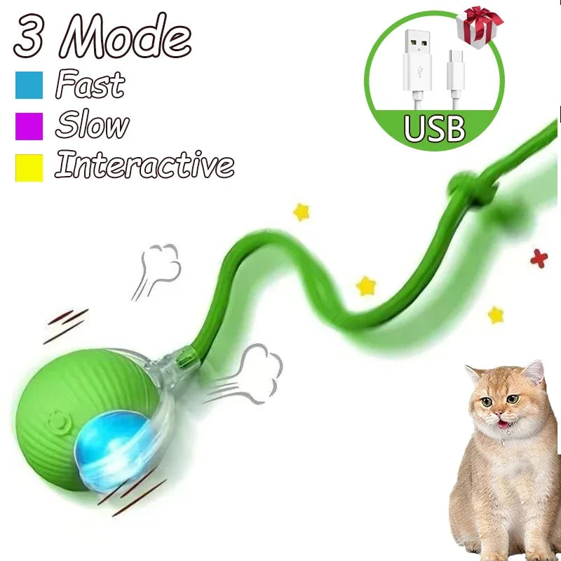 Rechargeable Cat Interactive Ball 2 piece