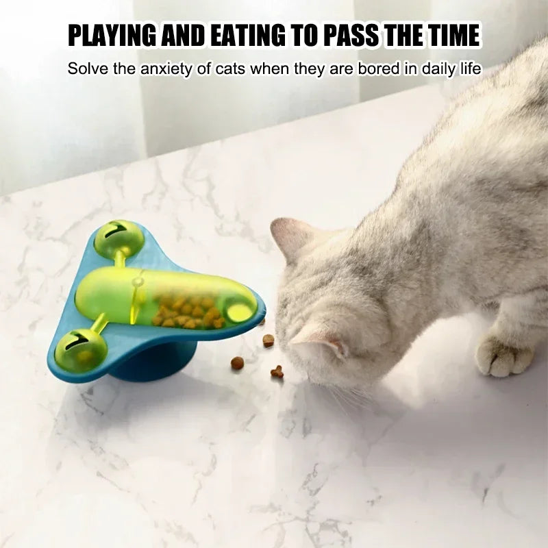 Rotating Flying Plane Cat Teaser Toy