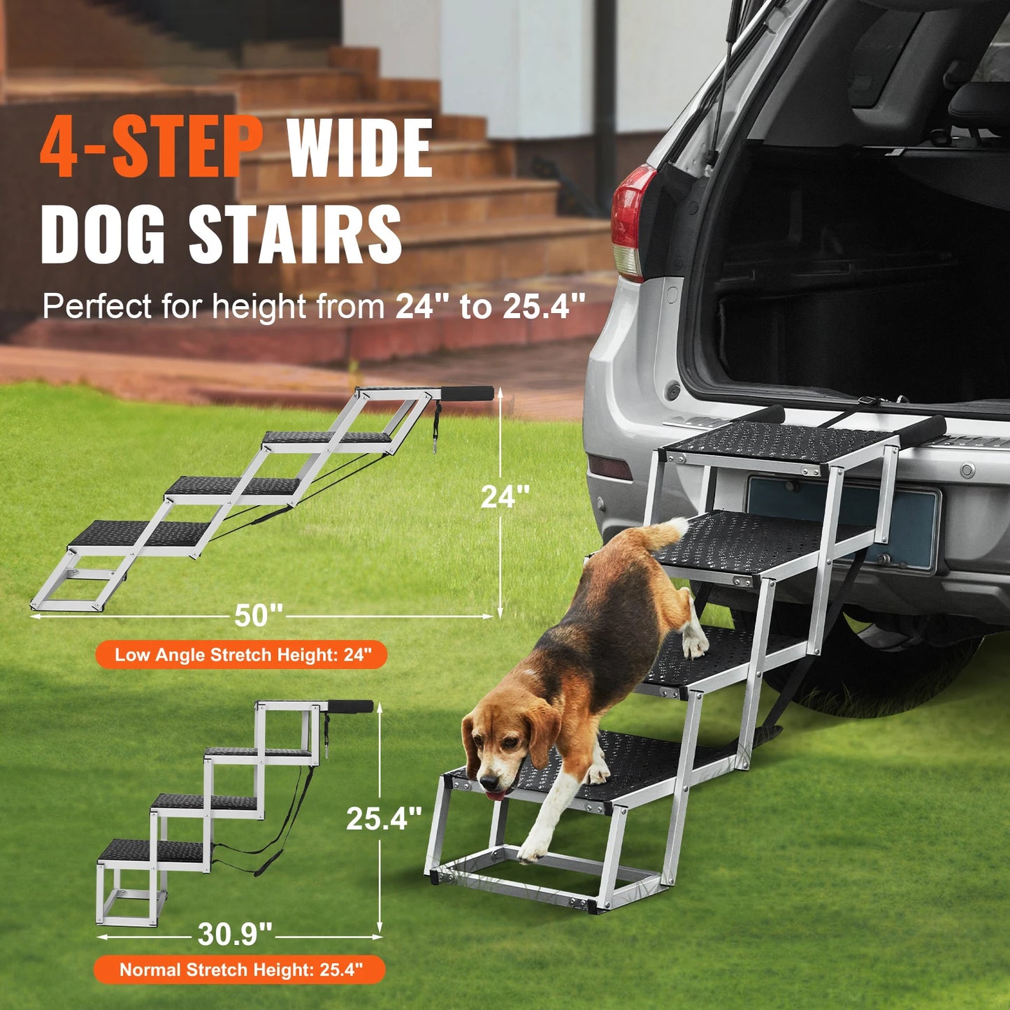 SucceBuy Dog Stair for Cars