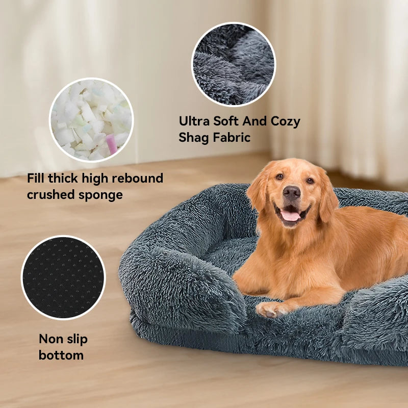 Thickened Orthopedic Large Dog Bed