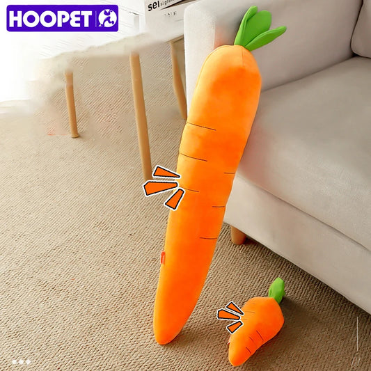 HOOPET Plush Carrot Chew Toy