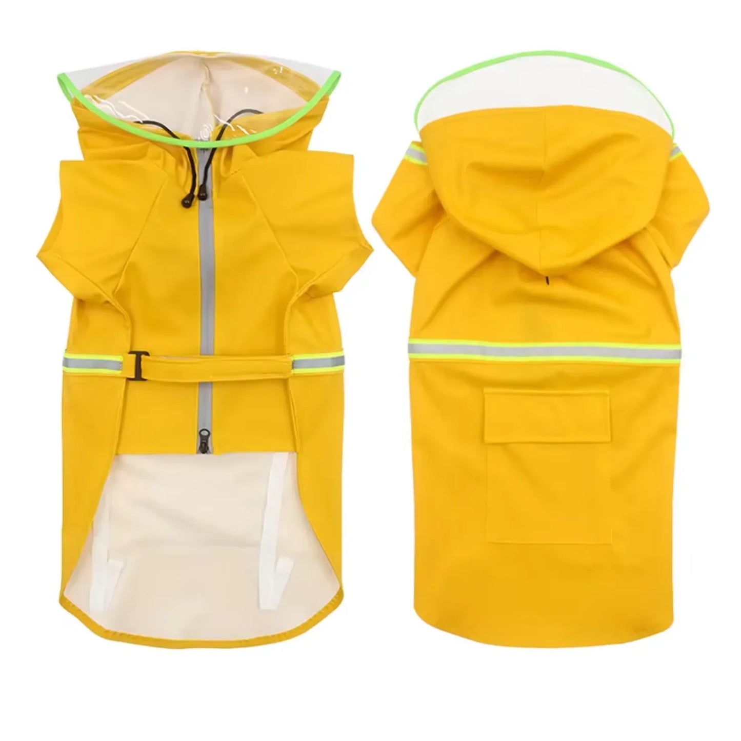 Designers Big Dog Raincoat With Zipper and Hood