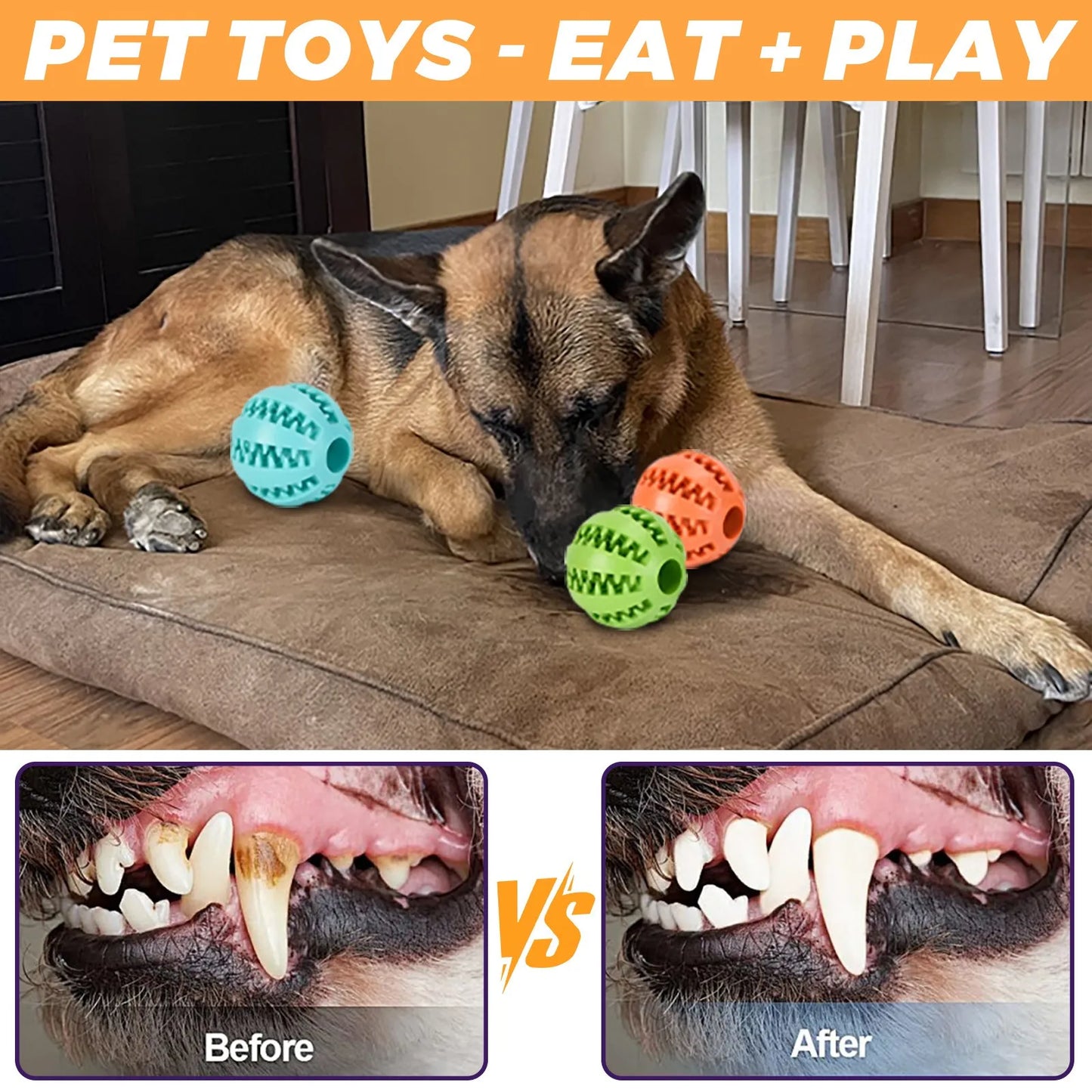 Dog Treat Hiding Toy Ball